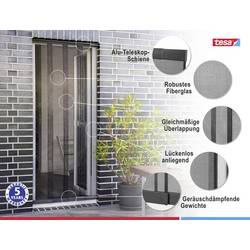 tesa Insect Stop 55298-00000-00 Dveřní létající obrazovka (š x v) 0.95 m x 2.20 m antracitová 1 ks