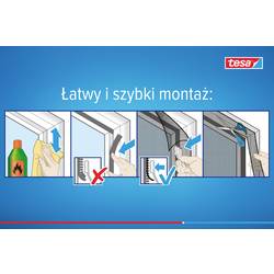 tesa 55297-00000-00 ochranná síť proti pylu (š x v) 1200 mm x 2400 mm antracitová 1 ks
