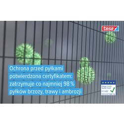 tesa 55297-00000-00 ochranná síť proti pylu (š x v) 1200 mm x 2400 mm antracitová 1 ks