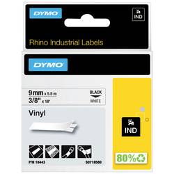 etikety DYMO IND RHINO 18443 vinyl Barva pásky: bílá Barva písma:černá 9 mm 5.5 m