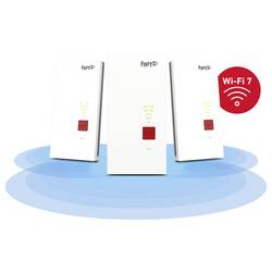 FRITZ! WiFi 7 Repeater FRITZ!Mesh Set 2700 3er-Set, 20003143, Wi-Fi, LAN, 6.5 GBit/s, Wi-Fi 7, meshový, Podpora aplikace