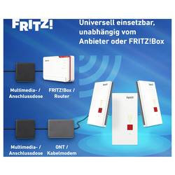 FRITZ! WiFi 7 Repeater FRITZ!Mesh Set 2700 3er-Set, 20003143, Wi-Fi, LAN, 6.5 GBit/s, Wi-Fi 7, meshový, Podpora aplikace