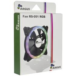 Inter-Tech INTER-TECH - Argus RS-051 RGB - Gehäuselüfter - 120 mm chladič procesoru s větrákem černá (š x v x h) 120 x 25 x 120 mm