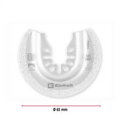 Einhell 708086 Sägeblatt halbrund DIA, 65mm diamant #####Sägeblatt 65 mm 65 mm 1 ks