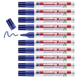Edding e3000 4-3000003 permanentní popisovač modrá Vodotěsné: Ano