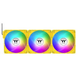 Thermaltake CT120 EX Reverse ARGB Sync PC Cooling Fan Bumblebee 3 Pack PC větrák s krytem žlutá (š x v x h) 120 x 120 x 25 mm