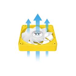 Thermaltake CT120 EX Reverse ARGB Sync PC Cooling Fan Bumblebee 3 Pack PC větrák s krytem žlutá (š x v x h) 120 x 120 x 25 mm