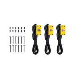 Thermaltake CT120 EX Reverse ARGB Sync PC Cooling Fan Bumblebee 3 Pack PC větrák s krytem žlutá (š x v x h) 120 x 120 x 25 mm