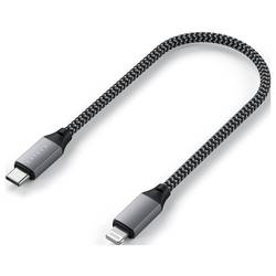 Satechi USB kabel USB 2.0 USB-C ® zástrčka, Apple Lightning konektor 0.25 m antracitová ST-TCL10M
