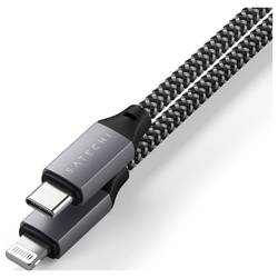 Satechi USB kabel USB 2.0 USB-C ® zástrčka, Apple Lightning konektor 0.25 m antracitová ST-TCL10M