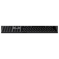 Satechi Slim X3 Bluetooth® klávesnice německá, QWERTZ antracitová tlačítka multimédií, s číselnou klávesnicí, s podsvícením