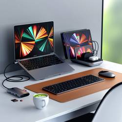 Satechi Slim X3 Bluetooth® klávesnice německá, QWERTZ antracitová tlačítka multimédií, s číselnou klávesnicí, s podsvícením