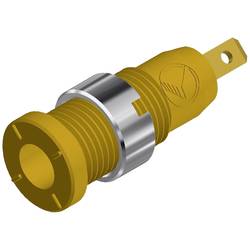 Hirschmann Test & Measurement MSEB 2610 F 2,8 Au bezpečnostní laboratorní zásuvka zásuvka, vestavná vertikální Ø pin: 2 mm žlutá 1 ks Piece