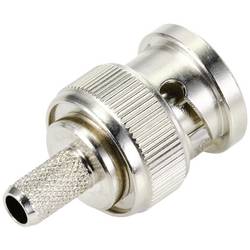 TRU COMPONENTS TC-10101472 BNC konektor zástrčka, rovná 50 Ω 1 ks
