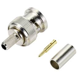 TRU COMPONENTS TC-10101472 BNC konektor zástrčka, rovná 50 Ω 1 ks