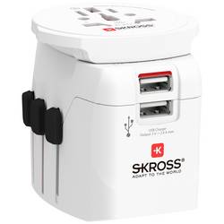 Skross 1302470 cestovní adaptér Pro Light USB (2xA) -World