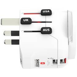 Skross 1302470 cestovní adaptér Pro Light USB (2xA) -World