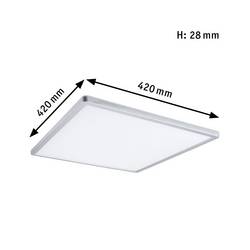 Paulmann 71009 P Atria Shine 22W 4000K 3Dim 420x420 chm LED stropní svítidlo LED 22 W chrom (matný)
