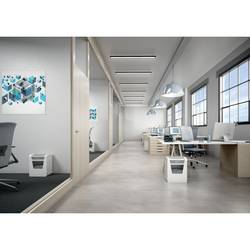 Leitz IQ Home Office P4 skartovačka 5 listů na kousky 4 x 40 mm P-4 23 l Křížový řez sponky do sešívačky, kancelářské sponky