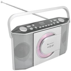 soundmaster RCD1755SI RCD1755SI rádio s CD, FM, CD, stříbrná