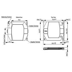 Schurter 3-153-423 Superkondenzátor (Super Cap) 90 mF (d x š x v) 20 x 18 x 2.1 mm 1 ks Bulk