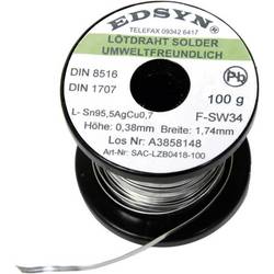 Edsyn SAC-LZB 0418 bezolovnatý pájecí cín cívka Sn95,5AgCu0,7 100 g 1.74 mm