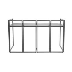 Omnitronic Large Mobile DJ Stand moiblní stůl pro DJ hliník, textil