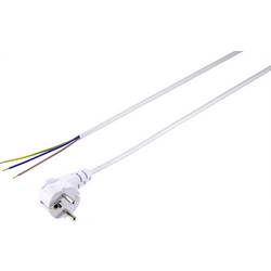 Sygonix SY-5043486 napájecí kabel bílá 1.50 m