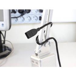 Delock USB kabel USB 2.0 USB-A zástrčka, USB-A zásuvka 0.50 m černá flexibilní husí krk 83499