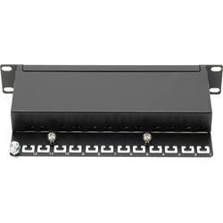 Digitus DN-91612S 12 portů síťový patch panel 254 mm (10) CAT 6 1 U vícebarevná osazený