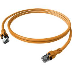 Easylan CPP1OOAOAO0030 RJ45 síťové kabely, propojovací kabely CAT 6A S/FTP 3.00 m oranžová dvoužilový stíněný, bez halogenů, samozhášecí 1 ks