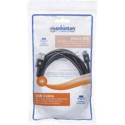 Manhattan USB kabel USB 2.0 USB-A zástrčka, USB-C ® zástrčka 2.00 m černá 354929