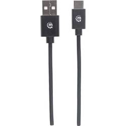 Manhattan USB kabel USB 2.0 USB-A zástrčka, USB-C ® zástrčka 2.00 m černá 354929
