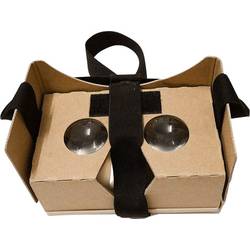 Renkforce Headmount Google 3D VR brýle pro virtuální realitu hnědá