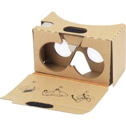 Renkforce Headmount Google 3D VR brýle pro virtuální realitu hnědá