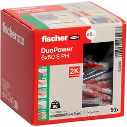 Fischer 538260 DUOPOWER 6x50 S PH LD 2komponentní hmoždinka 50 mm 6 mm 50 ks