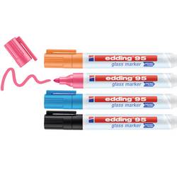 Edding EDDING - 95 Glasboardmarker farbsortiert 1.0 - 5.0 mm 4 St. 4-95-4-2 Značka na sklo