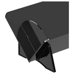 Elevar stojan na CD 22 CD/DVD/Blu-ray PET černá 1 ks (š x v x h) 31 x 13.8 x 20.5 cm LV-9793