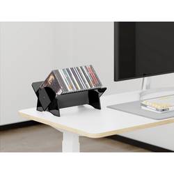 Elevar stojan na CD 22 CD/DVD/Blu-ray PET černá 1 ks (š x v x h) 31 x 13.8 x 20.5 cm LV-9793