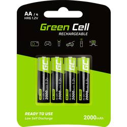 Green Cell HR6 akumulátor AA, Ni-MH, 2000 mAh, 1.2 V, 4 ks