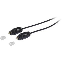 Toslink digitální audio kabel S-Conn 69002-1.5 [1x Toslink zástrčka (ODT) - 1x Toslink zástrčka (ODT)], 1.5 m, černá