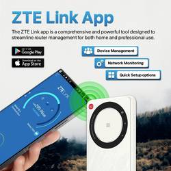 ZTE U30 Air 5G / Wi-Fi-Hotspot Integrovaný modem: 5G, LTE, 867 MBit/s