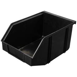 TRU COMPONENTS TC-12539880 Otevřený úložný ESD box (d x š x v) 22.3 x 15.5 x 12 cm disipativní Poznávací značka ESD: D Zavěšení 1 ks