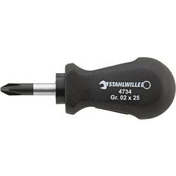 Stahlwille 4734 1 KREUZSCHLITZSCHRAUBENDREHER 47341001 křížový šroubovák 1 Délka dříku: 25 mm DIN ISO 8764-1, DIN ISO 8764-2