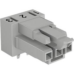 WAGO 890-854/011-000 síťový konektor WINSTA MINI zásuvka, vestavná horizontální Počet kontaktů: 3 16 A šedá 1 ks Piece