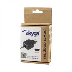 Akyga AK-TB-15 zásuvkový napájecí adaptér, stálé napětí, 5 V, 3 A, 15 W