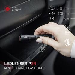 Ledlenser P3R kapesní svítilna, napájeno akumulátorem, na baterii, 200 lm, 8 h
