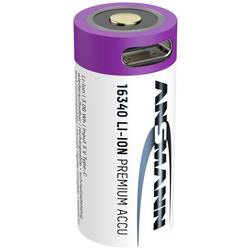 Ansmann 16340 USB-C® akumulátor 16340 Li-Ion 3.6 V 850 mAh 1 ks