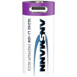 Ansmann 16340 USB-C® akumulátor 16340 Li-Ion 3.6 V 850 mAh 1 ks