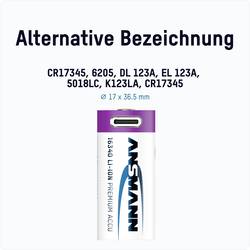 Ansmann 16340 USB-C® akumulátor 16340 Li-Ion 3.6 V 850 mAh 1 ks